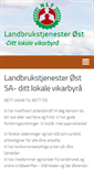 Mobile Screenshot of ost.landbrukstjenester.no