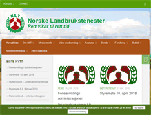 Tablet Screenshot of landbrukstjenester.no