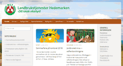 Desktop Screenshot of hedemarken.landbrukstjenester.no