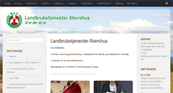 Desktop Screenshot of akershus.landbrukstjenester.no