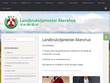 Tablet Screenshot of akershus.landbrukstjenester.no
